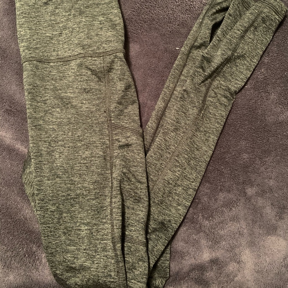 AERIE medium long green full length leggings